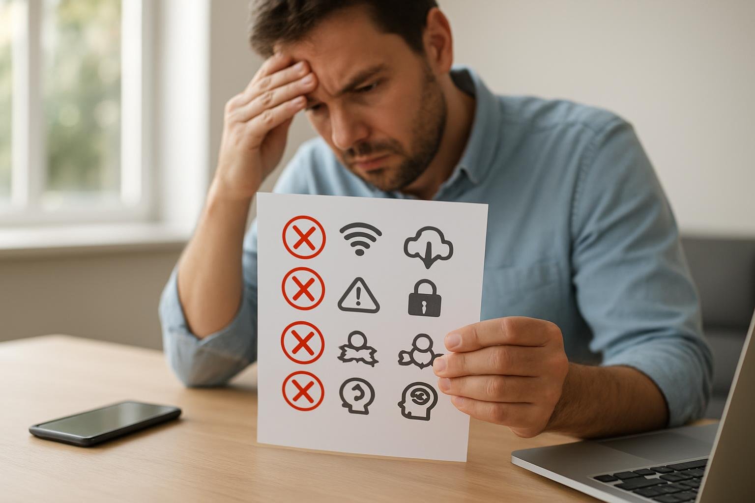 Visual checklist of common deployment mistakes to avoid with edge AI